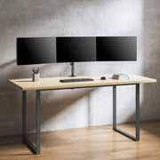 Manhattan 13" - 27" Triple LCD Monitor Mount with Double-Link Swing Arms | 461658 Monitor Arm Desk Mount Manhattan