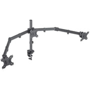 Manhattan 13" - 27" Triple LCD Monitor Mount with Double-Link Swing Arms | 461658 Monitor Arm Desk Mount Manhattan