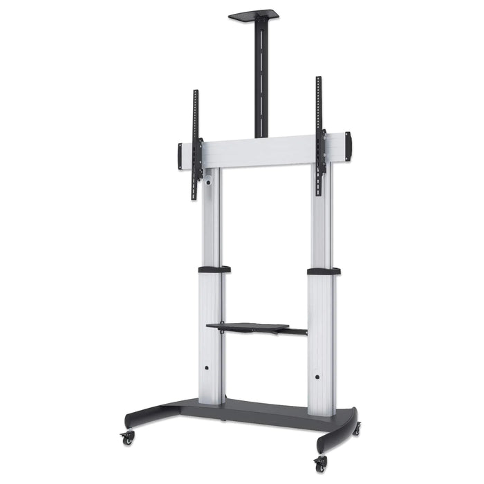 Manhattan 60" - 100" Tilting Height-Adjustable Mobile Display Trolley | 461672 Mobile Trolley Manhattan