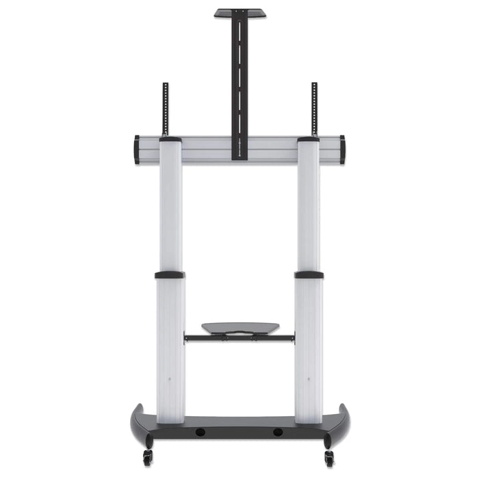 Manhattan 60" - 100" Tilting Height-Adjustable Mobile Display Trolley | 461672 Mobile Trolley Manhattan