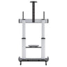 Manhattan 60" - 100" Tilting Height-Adjustable Mobile Display Trolley | 461672