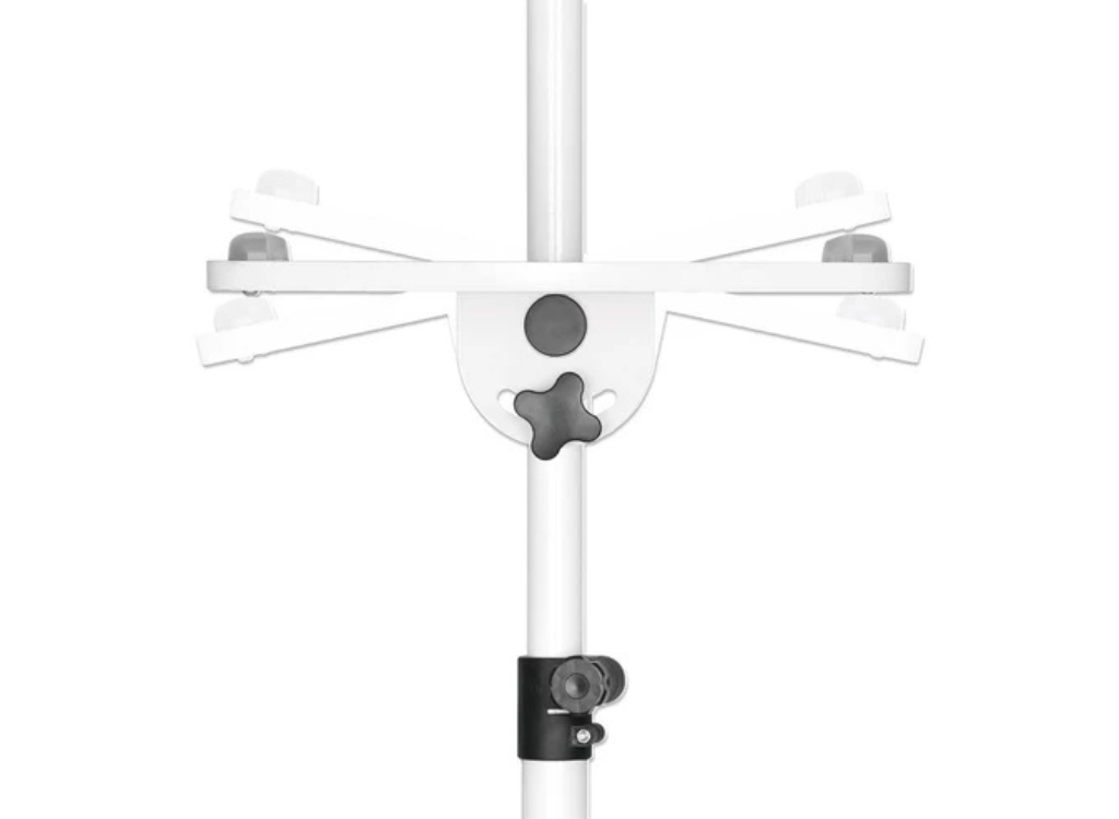 Manhattan 461726 Cart for Projectors and Laptops White - For Up To 10Kg Projectors Mobile Trolley Manhattan