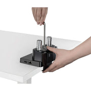 Manhattan 17" - 32" Dual Monitor Desk Mount With Integrated Docking Station | 461887 Monitor Arm Desk Mount Manhattan