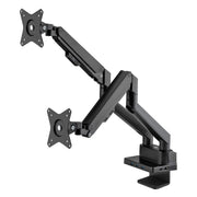 Manhattan 17" - 32" Dual Monitor Desk Mount With Integrated Docking Station | 461887 Monitor Arm Desk Mount Manhattan