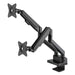 Manhattan 461887 Dual Monitor Desk Mount With Integrated Docking Station