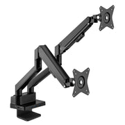 Manhattan 17" - 32" Dual Monitor Desk Mount With Integrated Docking Station | 461887 Monitor Arm Desk Mount Manhattan