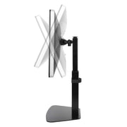 Manhattan 15" - 32" Height Adjustable Gas Spring Single Monitor Desktop Stand | 461894 Monitor Arm Desk Mount Manhattan