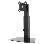 Manhattan 15" - 32" Height Adjustable Gas Spring Single Monitor Desktop Stand | 461894 Monitor Arm Desk Mount Manhattan