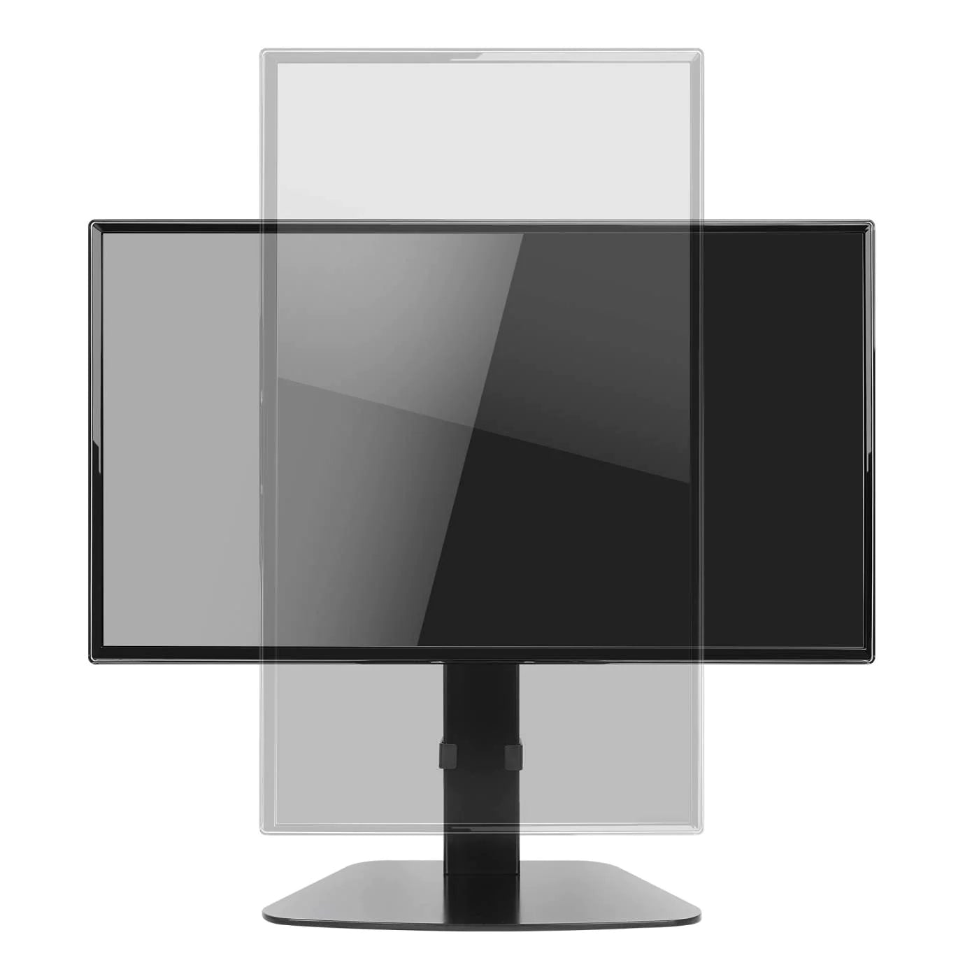 Manhattan 15" - 32" Height Adjustable Gas Spring Single Monitor Desktop Stand | 461894 Monitor Arm Desk Mount Manhattan