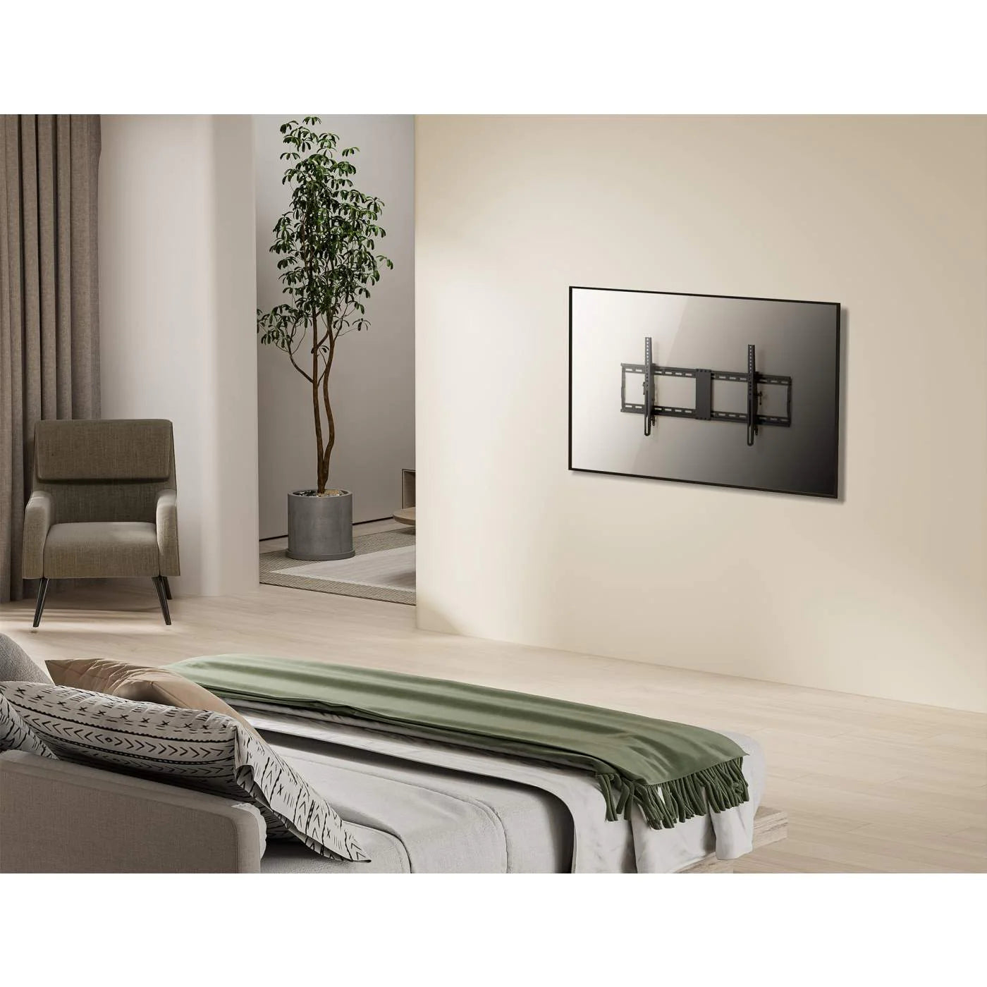 Manhattan 43" - 100" Ultra Thin Fixed TV Wall Mount | 461948 Wall Mount Bracket Manhattan