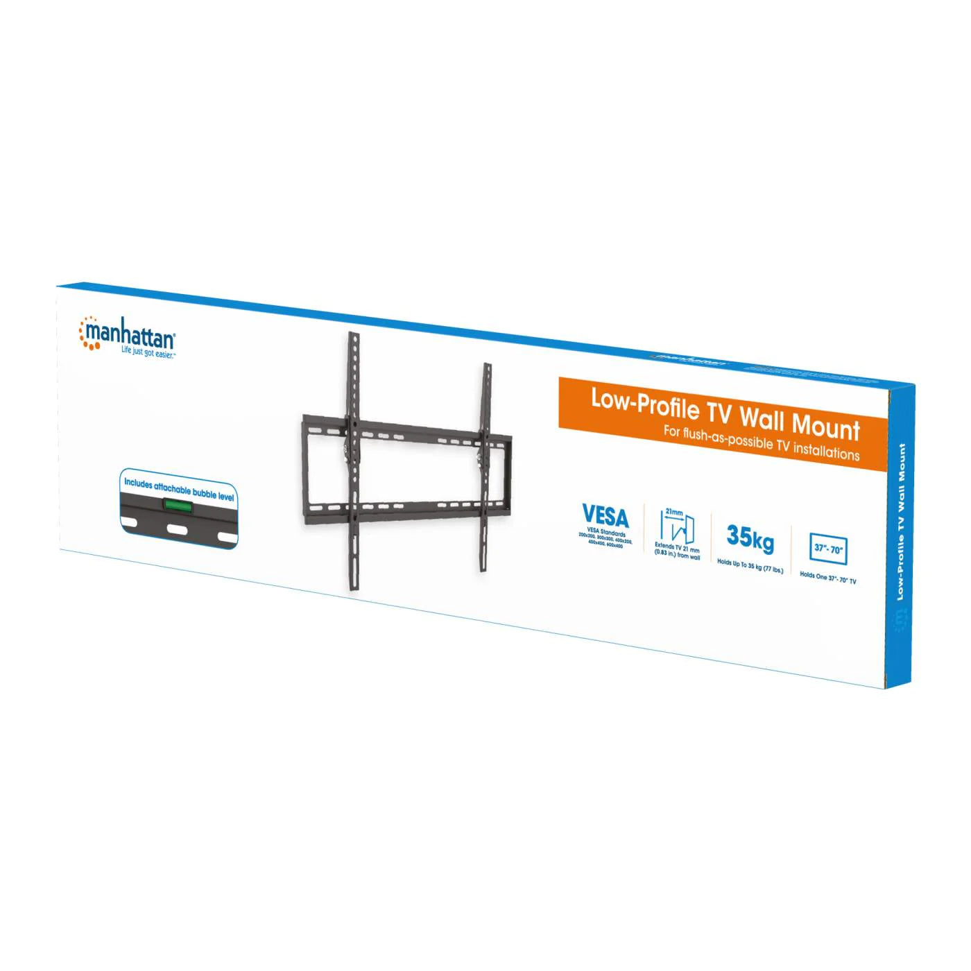 Manhattan 37" - 70" Low-Profile TV Tilting Wall Mount | 461979 Wall Mount Bracket Manhattan