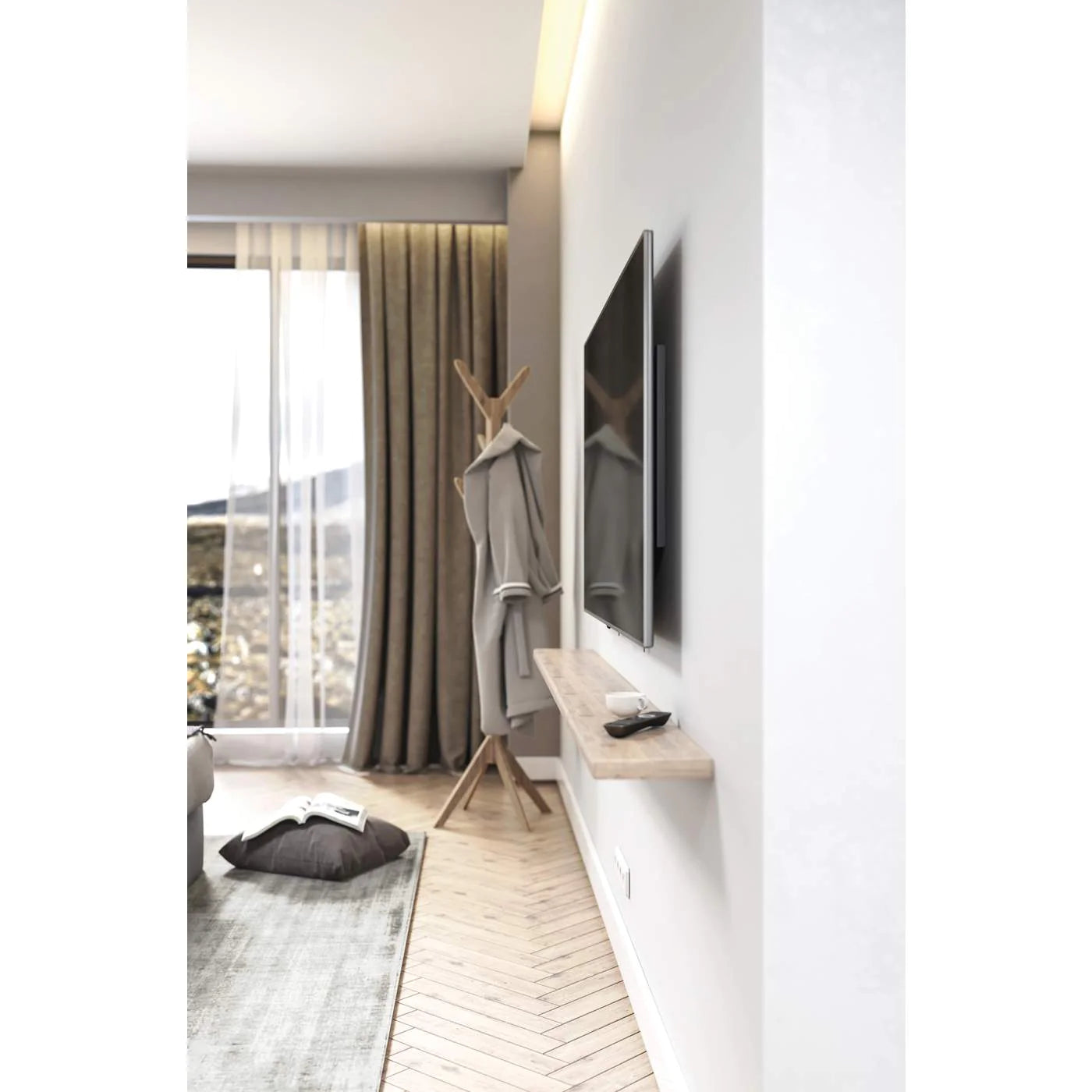 Manhattan 60" - 100" Heavy-Duty Low-Profile Display Wall Mount | 461993 Wall Mount Bracket Manhattan