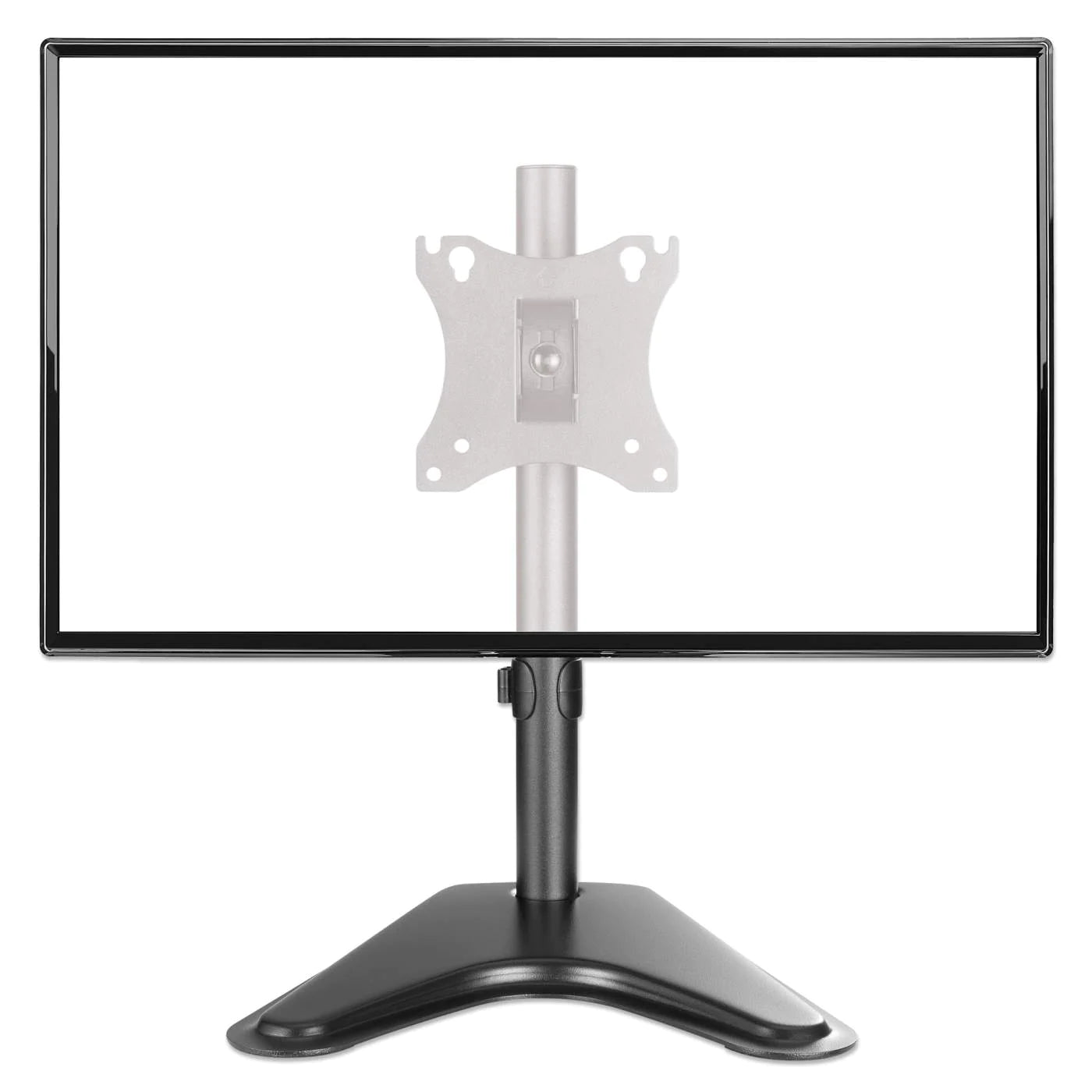 Manhattan 462037 Single Monitor Desktop Stand - Swivel Monitor Arm Desk Mount Manhattan