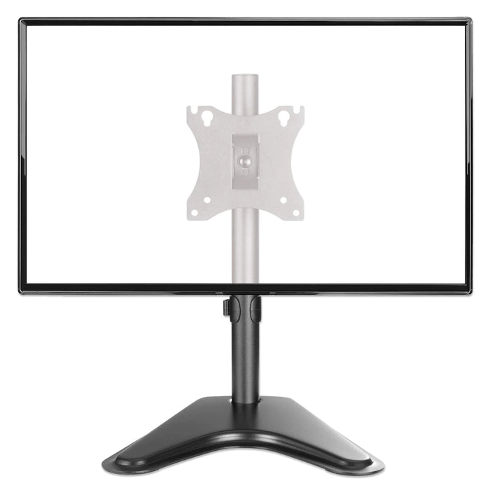 Manhattan 462037 Single Monitor Desktop Stand - Swivel Monitor Arm Desk Mount Manhattan