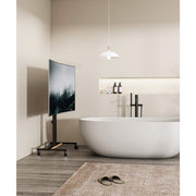 Manhattan 34" - 55" Compact Height-Adjustable TV Cart / Stand | 462068 Mobile Trolley Manhattan