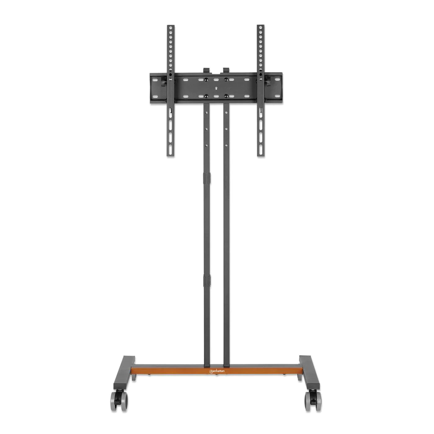 Manhattan 34" - 55" Compact Height-Adjustable TV Cart / Stand | 462068 Mobile Trolley Manhattan