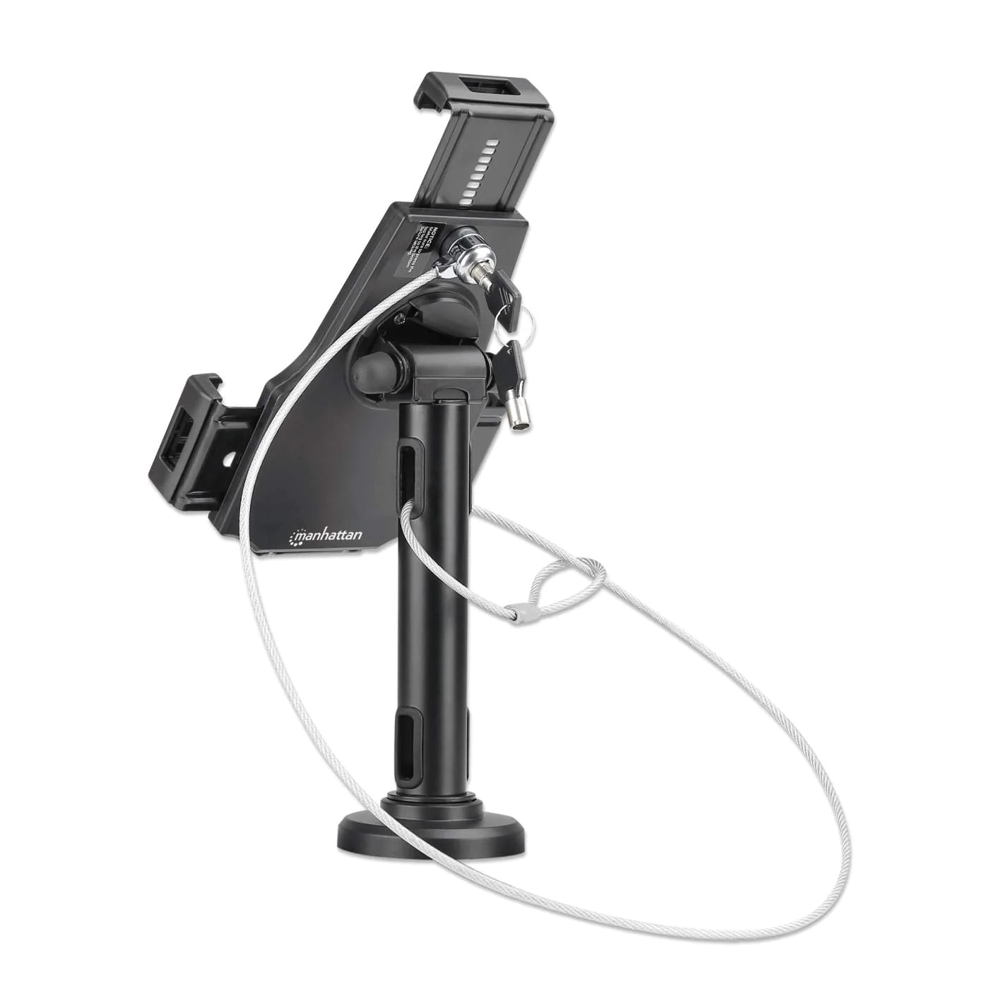 Manhattan 7.9" - 10.5" Lockable Desk Stand And Wall Mount Holder For Tablet And iPad | 462112 Tablet Mount Manhattan