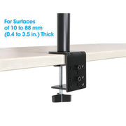 Manhattan 13" - 32" LCD and Laptop Desk Mount with Double-Link Swing Arm | 462136 Monitor Arm Desk Mount Manhattan