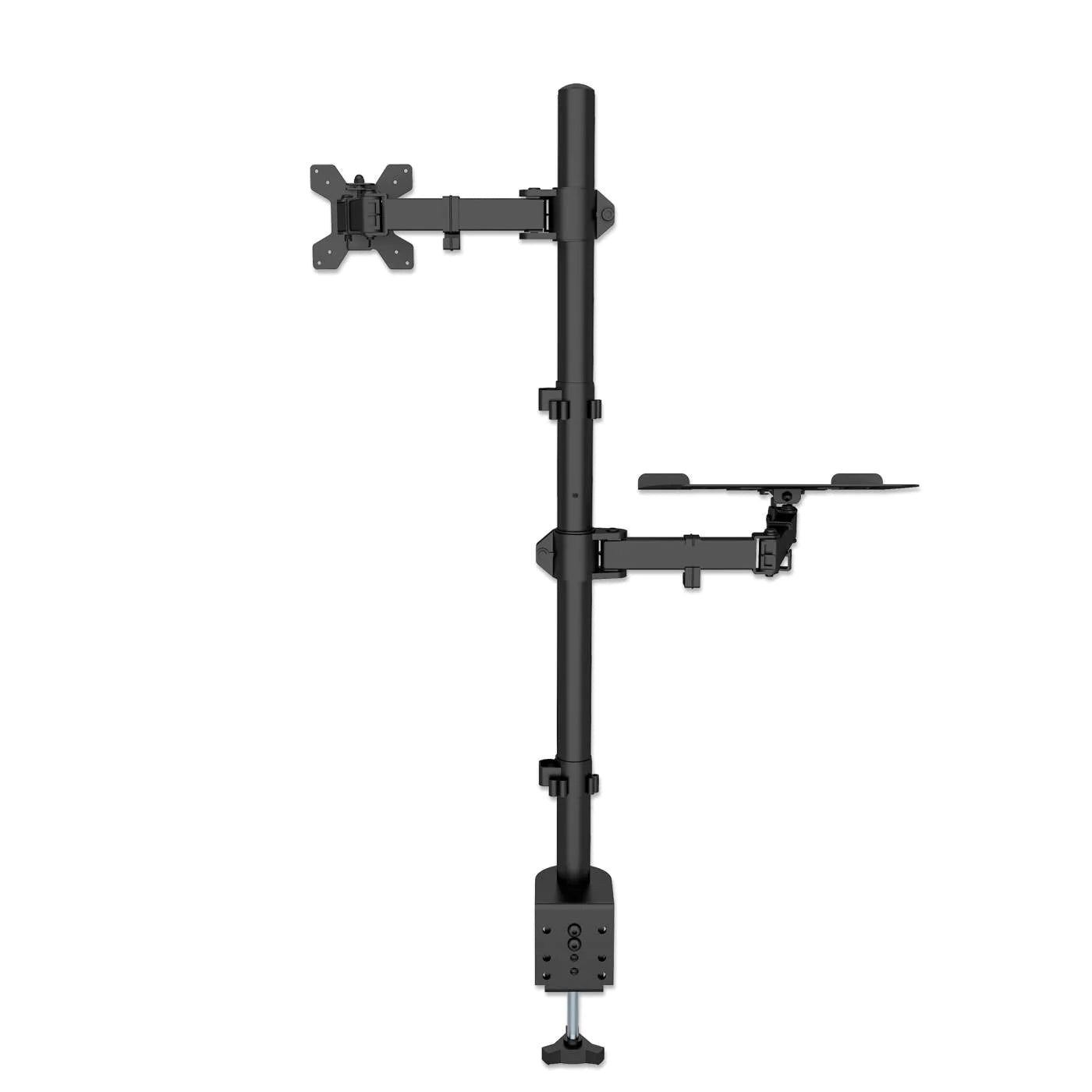 Manhattan 13" - 32" LCD and Laptop Desk Mount with Double-Link Swing Arm | 462136 Monitor Arm Desk Mount Manhattan