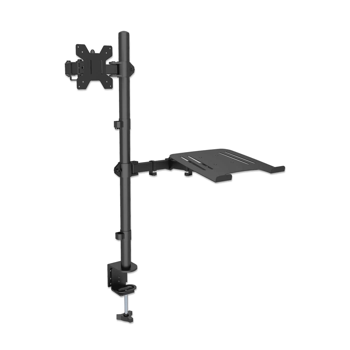 Manhattan 13" - 32" LCD and Laptop Desk Mount with Double-Link Swing Arm | 462136 Monitor Arm Desk Mount Manhattan