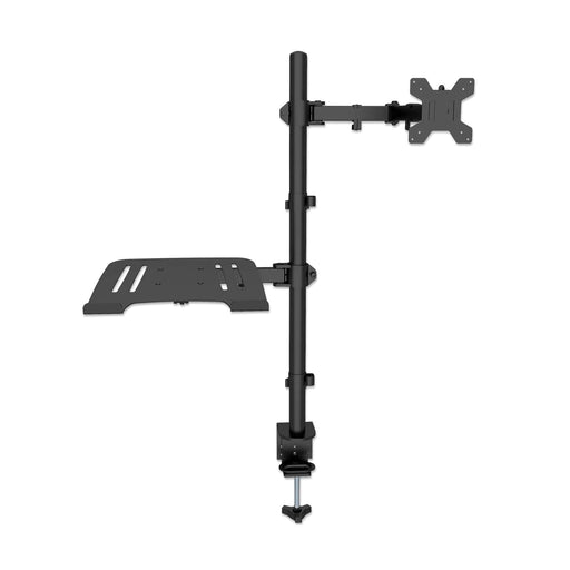 Manhattan 462136 Desktop Combo Mount With Monitor Arm And Laptop Stand
