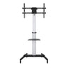 Manhattan 37" to 86" Aluminum Height-Adjustable Multimedia TV Cart | 462327