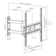 Manhattan 32" - 55" Full-Motion TV Wall Mount With Post-Leveling Adjustment | 462419 Wall Mount Bracket Manhattan