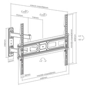 Manhattan 37" - 70" Full-Motion TV Wall Mount With Post-Leveling Adjustment | 462426 Wall Mount Bracket Manhattan