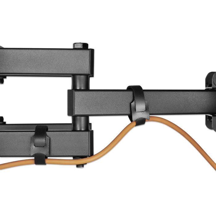 Manhattan 462433 Full-Motion TV Wall Mount With Post-Leveling Adjustment