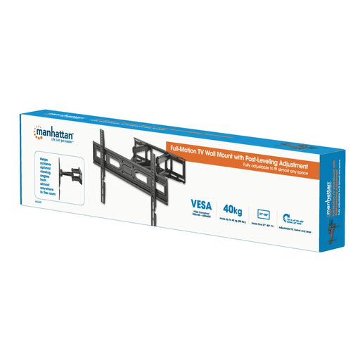 Manhattan 462440 Full-Motion TV Wall Mount With Post-Leveling Adjustment