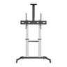Manhattan 60" - 100" Aluminum Height-Adjustable Multimedia TV Cart | 462563