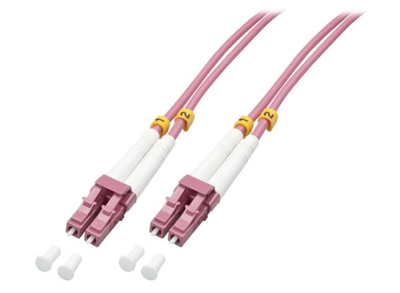 Lindy 2m LC-LC OM4 50/125 Fibre Optic Patch Cable | 46341 InfiniBand & Fibre Optic Cables Lindy