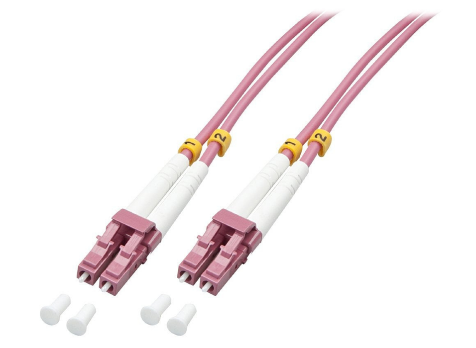 Lindy 3m LC-LC OM4 50/125 Fibre Optic Patch Cable | 46342 InfiniBand & Fibre Optic Cables Lindy