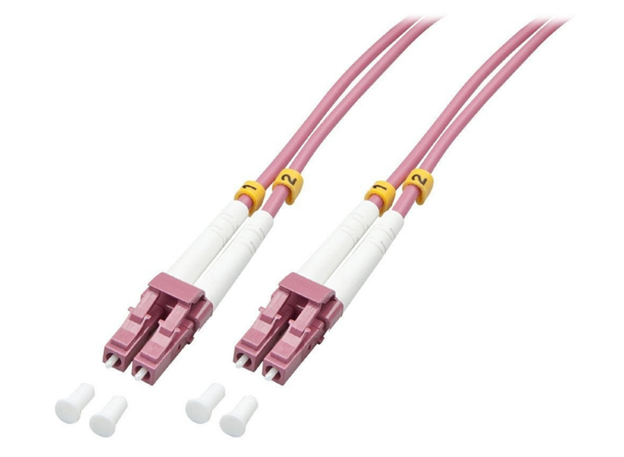 Lindy 5m Fibre Optic Cable LC/LC OM4 | 46343 InfiniBand & Fibre Optic Cable Lindy
