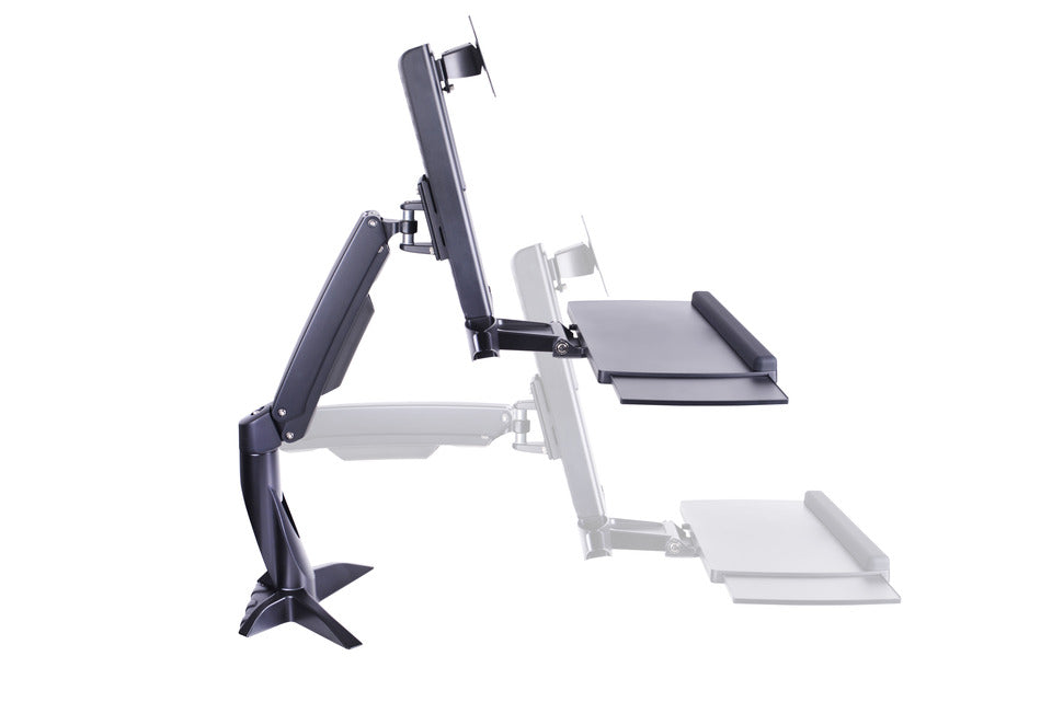 Multibrackets M Flex Desk Workstation | For 15" - 27" Screens Monitor Arm Desk Mount Multibrackets