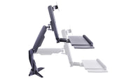Multibrackets M Flex Desk Workstation | For 15" - 27" Screens Monitor Arm Desk Mount Multibrackets