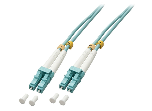 Lindy 50m LC-LC OM3 50/125 Fibre Optic Patch Cable | 46402 InfiniBand & Fibre Optic Cables Lindy