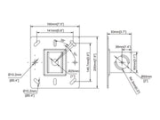 Multibrackets M Pro Series Ceiling Plate HD Mounting Accessory Multibrackets