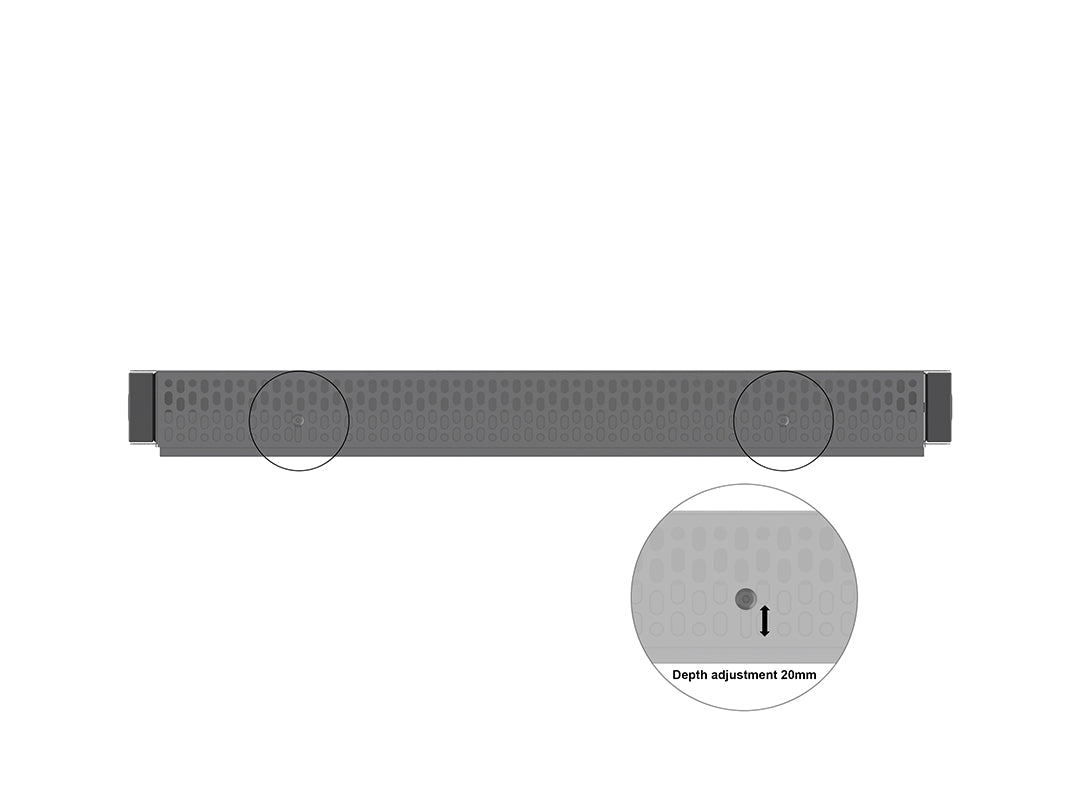 Multibrackets M Pro Series Floormount Indoor Enclosure Totem - 55" Floor Stand Multibrackets