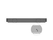 Multibrackets M Pro Series Floormount Indoor Enclosure Totem - 55" Floor Stand Multibrackets