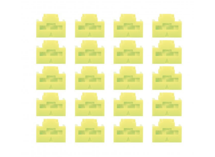 Lindy RJ45 Port Blocker, 20pcs, Green | 47895 Port Blocker Lindy