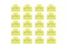 Lindy RJ45 Port Blocker, 20pcs, Green | 47895