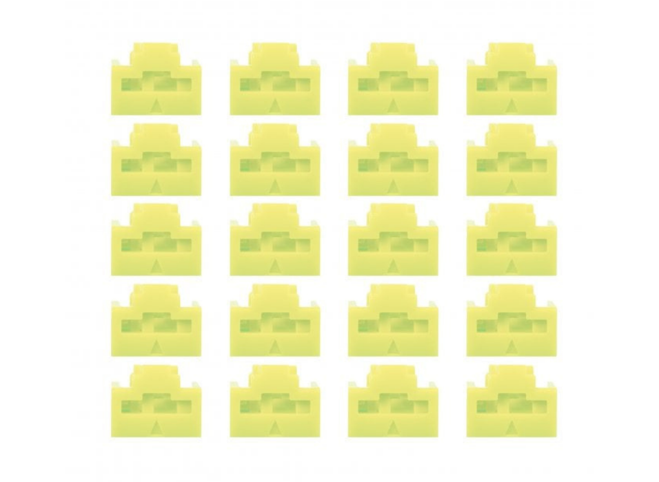 Lindy RJ45 Port Blocker, 20pcs, Green | 47895 Port Blockers Lindy