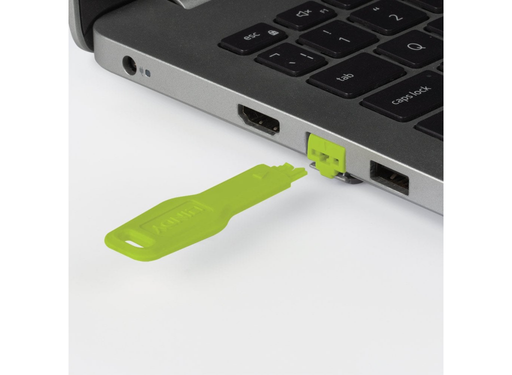 Lindy RJ45 Port Blocker, 20pcs, Green | 47895 Port Blockers Lindy