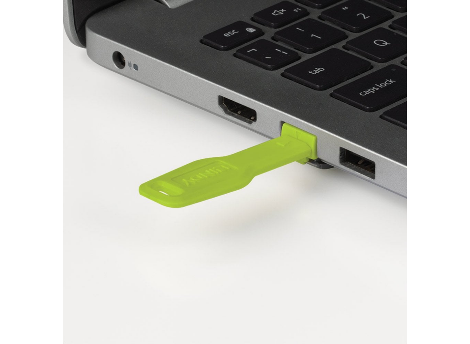 Lindy RJ45 Port Blocker, 20pcs, Green | 47895 Port Blockers Lindy