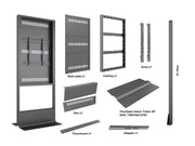 Multibrackets M Pro Series Floorbase Indoor Enclosure Totem - 55" Floor Stand Multibrackets
