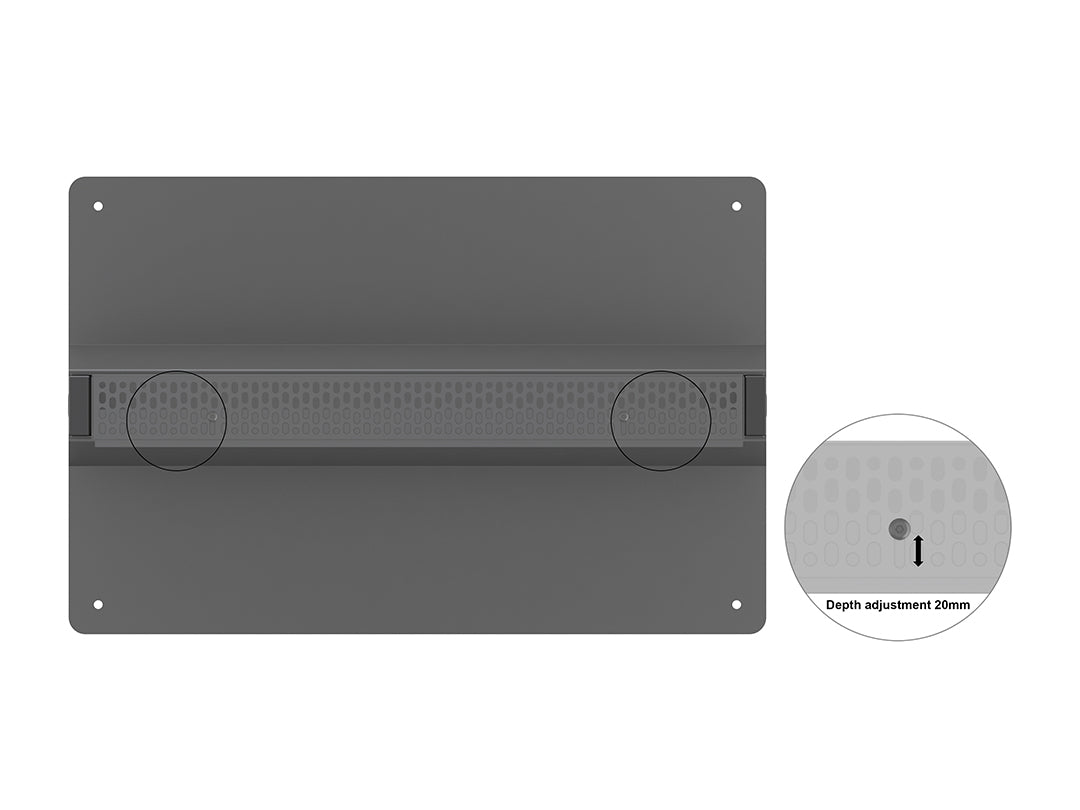 Multibrackets M Pro Series Floorbase Indoor Enclosure Totem - 55" Floor Stand Multibrackets