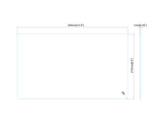 Multibrackets M Pro Series 13" Enclosure - Safety Sheet Polycarbonate Signage Display Enclosures Multibrackets