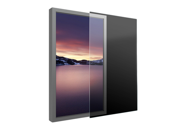 Multibrackets M Pro Series 50" Enclosure - Safety Sheet Polycarbonate Signage Display Enclosures Multibrackets