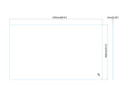 Multibrackets M Pro Series 65" Enclosure - Safety Sheet Polycarbonate Signage Display Enclosures Multibrackets